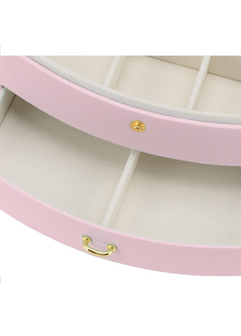 Шкатулка сундук органайзер коробка футляр для хранения украшений бижутерии 20.5х15.5х10 см (474631-Prob) Розовая Unbranded (259142275)