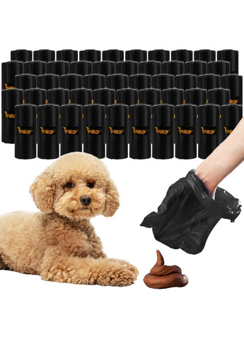Гигиенические пакеты для собачьих фекалий экскрементов ухода за гигиеной собак 50 рулонов 1000 шт (474833-Prob) Unbranded (259944781)