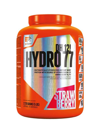Гидролизованный протеин Hydro 77 DH 12 Instant 2270 g (Strawberry) Extrifit (264748478)