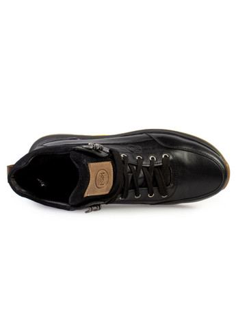 Черные зимние ботинки мужские бренда 9501003_(1) ModaMilano