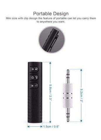 Беспроводной приемник Wireless Receiver 5.0 Bluetooth аудио AUX 3.5mm для наушников/колонок/авто адаптер, модулятор Idea bt-450 (272795986)