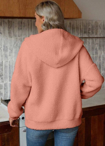 Рожева жіноча куртка бомбер колір пудра р.46/48 442428 New Trend