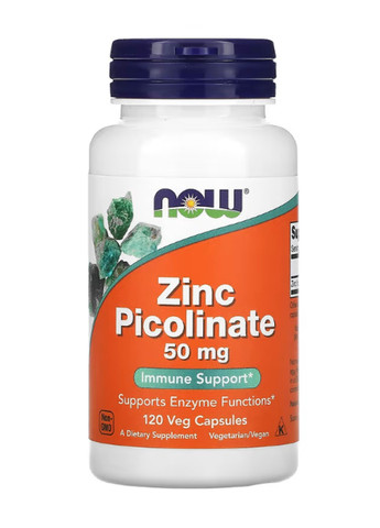 Цинк Піколінат Zinc Picolinate 50мг Now Foods (269461835)
