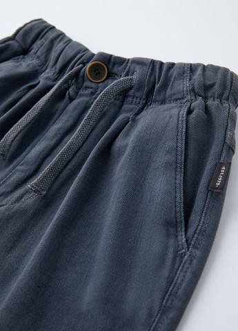 Синие повседневный демисезонные брюки классические Zara