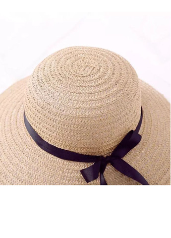 Жіночий капелюшок солом'яний темний беж No Brand (260063661)