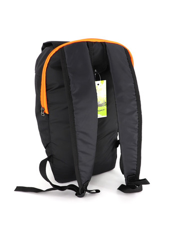 Дитячий чорний рюкзак середнього розміру Mayers з помаранчевою блискавкою у спортивному стилі водонепроникний унісекс No Brand (258591360)