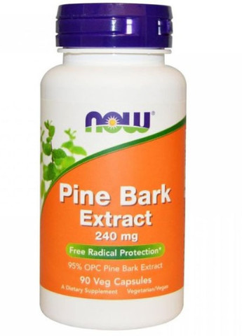Pine Bark Extract 240 mg 90 Veg Caps Now Foods (256725230)