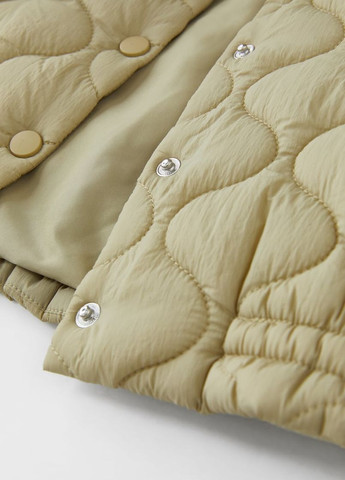 Оливкова демісезонна демісезонна куртка для дівчинки 9106 98 см оливковий 66908 Zara