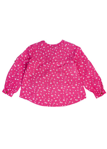 Блуза-сорочка для дівчинки з довгим рукавом 98 рожевий-білий Palomino (257722858)