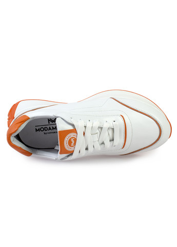 Белые демисезонные кроссовки женские бренда 8200416_(1) ModaMilano
