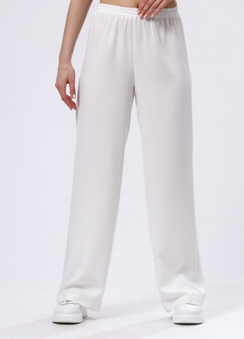 Білі легкі штани з віскозної тканини жатка 7162 Cat Orange (258965531)