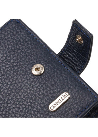Популярний горизонтальний гаманець для чоловіків із натуральної шкіри флотар 21884 Синє Canpellini (259874115)