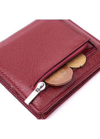Женский небольшой кошелек из натуральной кожи 19476 Бордовый st leather (277980444)