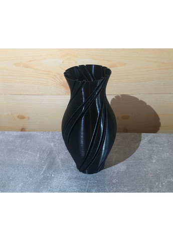 Фигурная декоративная, тонкостенная ваза «Вдавленная спираль» ЗаСвіт (261555591)