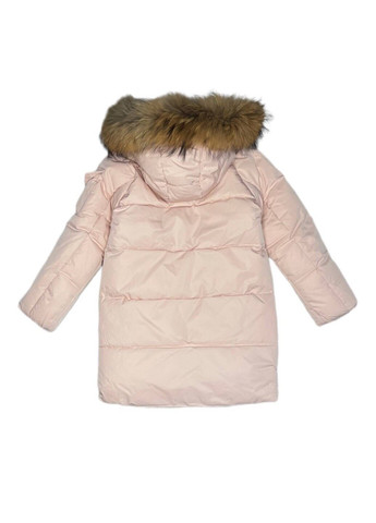 Пудрове зимнє Пальто зимове для дівчинки Модняшки