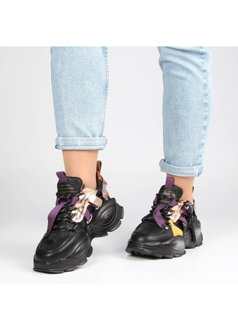 Черные демисезонные женские кроссовки 196839 Berisstini