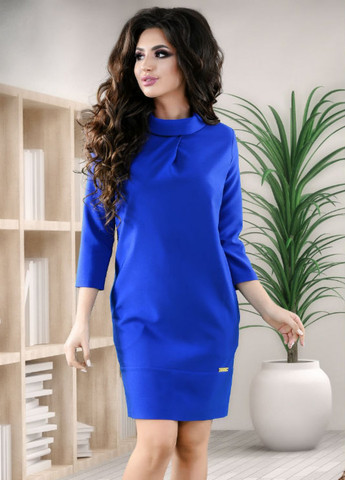 Синя сукнi норма стильна яскраво синя сукня (ут000036873) Lemanta