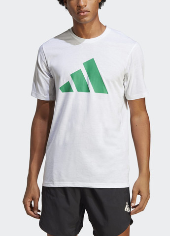 Белая футболка для тренировок train essentials feelready logo adidas
