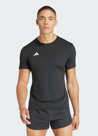 Чорна футболка для бігу adizero essentials adidas