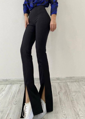 Красивые модные штаны с разрезом и стрелками, трендовые женский штанишки No Brand 004 (265212586)