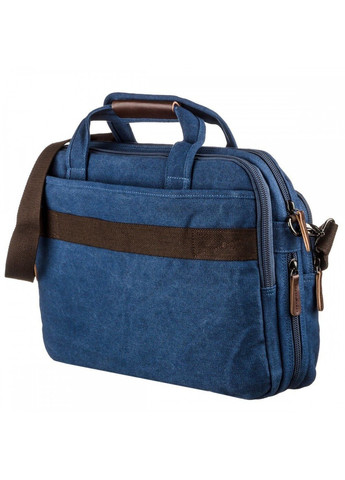 Мужская текстильная сумка синяя для ноутбука 20184 Vintage (263360609)