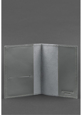 Шкіряна паспортна кришка 1.2 сіра BN-OP-1-2-тінь BlankNote (263519226)