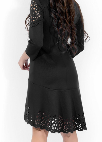 Черное сукнi норма облягаюча сукня (ут000035940) Lemanta