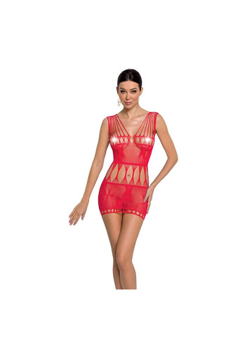 Бодистокинг — мини-платье с бабочками Passion BS090 red ADDICTION (258261755)