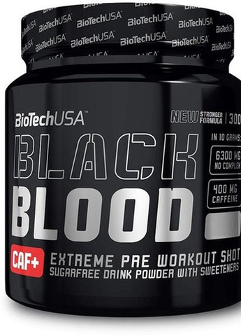Black Blood CAF+ 300 g /30 servings/ Blue Grape Biotechusa (257079615)