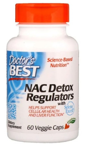 NAC Detox Regulators 60 Veg Caps DRB-00279 Doctor's Best (256723871)