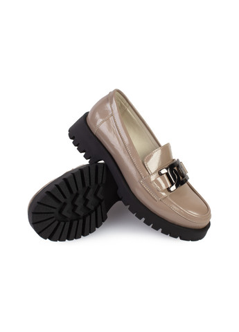 Туфли лоферы женские бренда 8200360_(2) Vittorio Pritti на среднем каблуке
