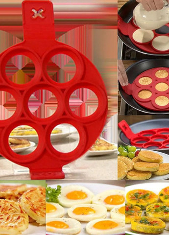 Силиконовая форма для приготовления оладий и яичницы Cake Maker A-Plus (273208690)