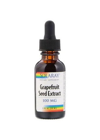 Grapefruit Seed Extract, 100 mg, 1 fl oz 30 ml SOR-11607 Solaray (260478964)