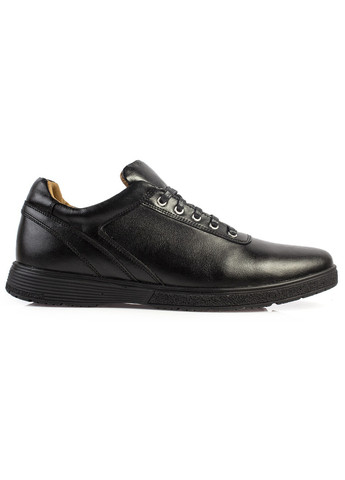 Черные повседневные туфли мужские бренда 9402091_(1) ModaMilano на шнурках
