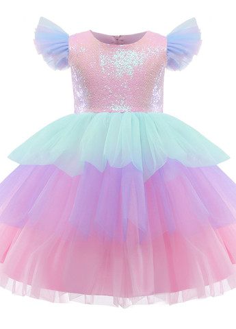 Розовое детское платье No Brand (261845291)