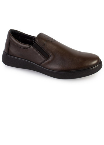 Коричневые повседневные туфли мужские бренда 9200247_(2) Mida без шнурков