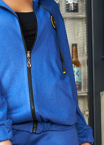 Модный спортивный костюм голубого цвета Jadone Fashion (256709527)