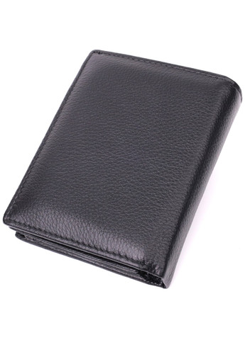 Гаманець вертикального формату з натуральної шкіри 22474 Чорний st leather (277980426)