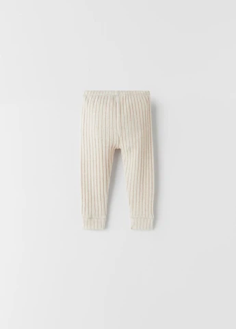 Светло-бежевые брюки Zara Kids