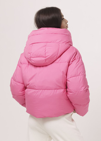 Розовая зимняя куртка зимняя розовая Clasna