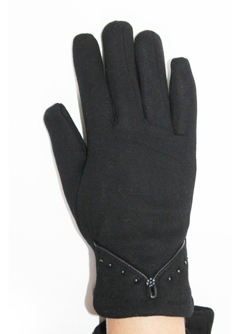 Жіночі чорні стрейчеві рукавички R8179S3 BR-S (261486829)