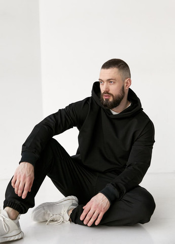 Мужской спортивный костюм цвет черный 421213 New Trend (259034360)