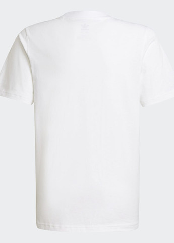 Белая демисезонная футболка adicolor adidas