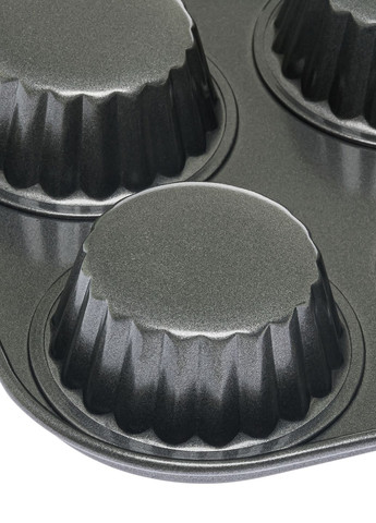 Форма для выпечки кексов и маффинов на 12 ячеек с антипригарным покрытием 35.5х27х3 см A-Plus (274060162)