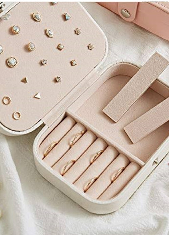 Скринька скриня органайзер коробка футляр для зберігання прикрас біжутерії 16х11.5х5 см (474644-Prob) Біла Unbranded (259203520)