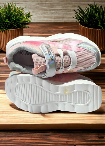 Светло-розовые демисезонные детские кроссовки для девочки том м 0050а розовые Tom.M