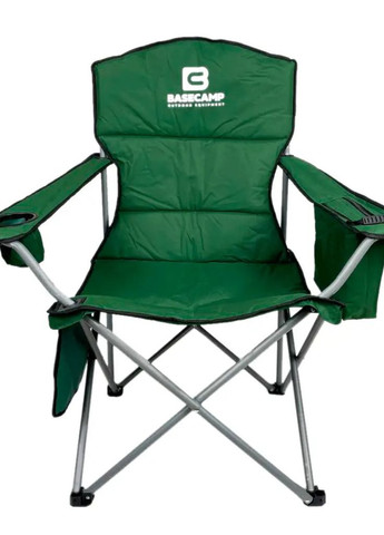 Кемпінгове крісло Hunter, 60x60x100 см, Olive Green BaseCamp (276004355)
