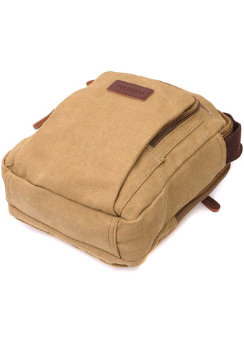 Вертикальная сумка для мужчин из текстиля 22239 Песочный Vintage (267948763)