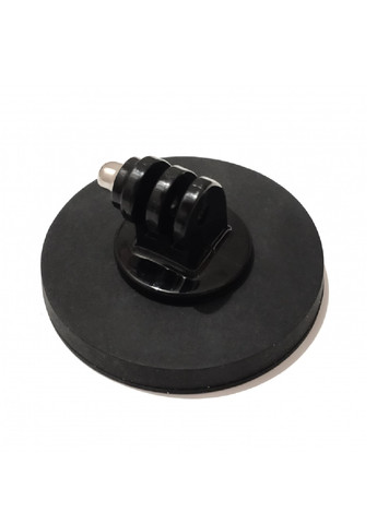 Магнит неодимовый крепление держатель с резиновым покрытием для экшн камер фототехники 65 мм (474672-Prob) Черный Unbranded (259316531)