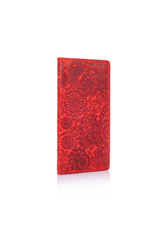 Шкіряне портмоне Mehendi Art WP-02-S18-1440-T005 Червоний Hi Art (268371260)